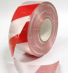 фото Лента оградительная-180"Эконом",75 мм,35 мкм