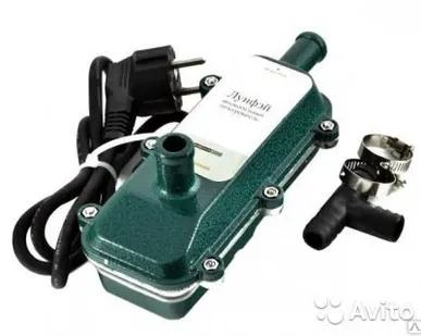 фото Эл.подогреватель с насосом Лунфэй (1,5 кВт) зеленый