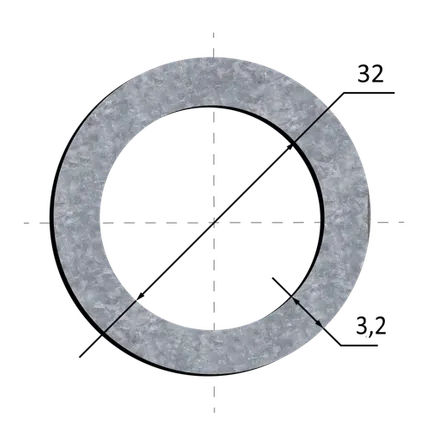 Фото №0 Труба оцинкованная Ду 32х3,2
