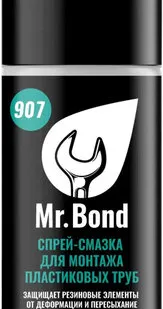 фото Смазка-азрозоль для монтажа труб 210мл Mr.Bond QuickSPACER 907 4090700210
