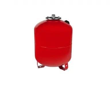 фото Расширительный бак для систем отопления 100 л. UNIPUMP (верхенее подключение, PN6, 1" НР, веритк, красный)
