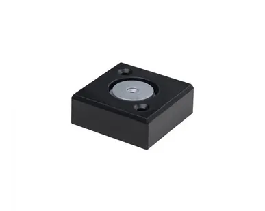 фото Опора меб. пласт. В-06 h20 регул. черный матовый AKS