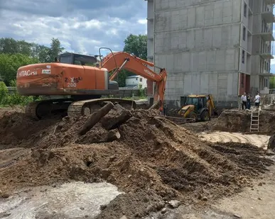 фото Аренда экскаватора гусеничного