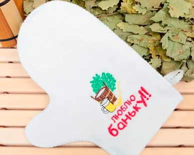 фото Рукавица  банная