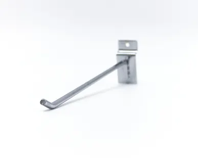 фото Крючок металлический на экономпанель 200мм, d.6мм, без наконечника, хром