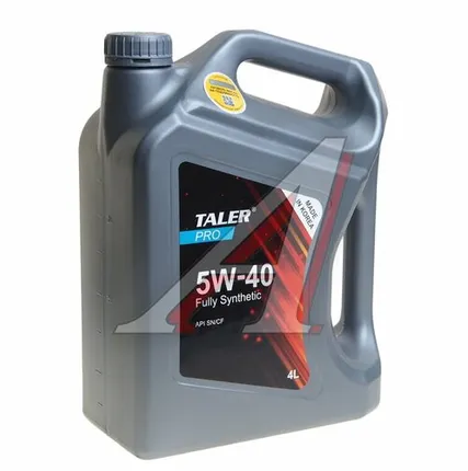 Фото №0 Масло моторное PRO SN/CF 5W40 синт.4л TALER
