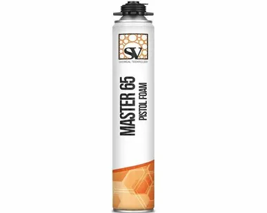 фото Пена профессиональная, всесезонная, под пистолет, 750 мл (960 гр), Master 65 SV