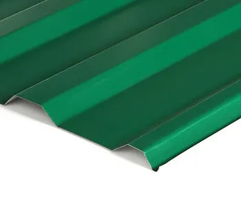 фото Профнастил МП-18, 1150х2000 мм, 0.45 мм, 2.3 м², зеленый