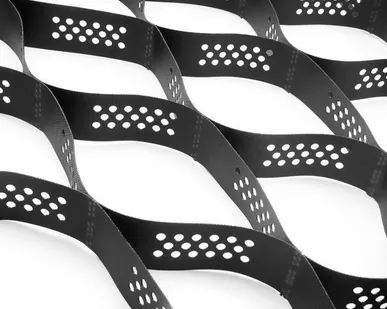 фото Георешетка 050/160 с перфорацией / без перфорации