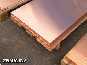 фото Лист медный 3х600х1500 мм ГОСТ 495-92 М1 М1Т М1М