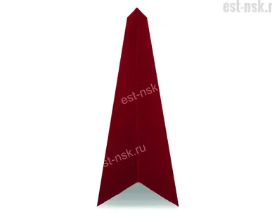 фото Планка конька плоского 150х150х2000 RAL 3011