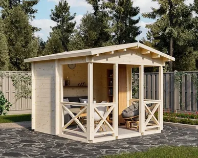 фото Беседка 7 - брус 44 мм