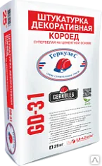 фото Штукатурка декоративная "короед" GD-31 (Геркулес), 25 кг