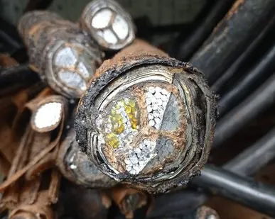 фото Алюминий в силовом кабеле