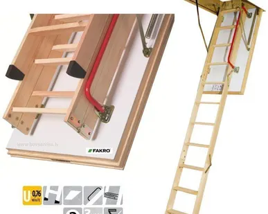 фото Чердачная лестница FAKRO LTK термоизоляционная