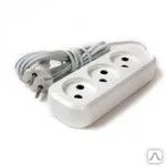 Фото №0 Бытовой удлинитель "ПРЕМИУМ" (ПВС 2*0,75) 3 розетки, длина 1,7м.