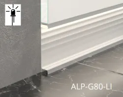 фото Плинтус светодиодный 80х15 мм ALP-G80LI