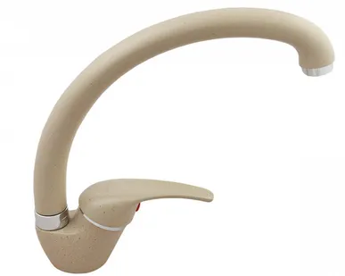 фото Смеситель ARCO кухня 40 мм, ручка боковая, ГРАНИТ ПЕСОЧНЫЙ, A4011MR (Габариты одного изделия, м:0,3