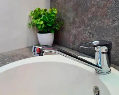 фото Смеситель для кухни INGROSSO 422-25 Oliver, гусак 24см, картридж 40мм, шпилька