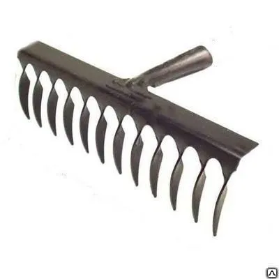 Фото №0 Грабли 12 зубьев нержавейка 101117