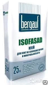 фото Клей для утеплителя ISOFASAD Bergauf 25 кг