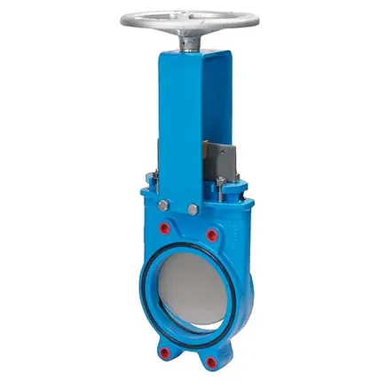 Фото №0 Затвор чугунный шиберный двусторонний (диск - нерж.) Ру-10 Ду-80