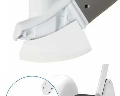 фото КРЕПЛЕНИЕ РУЧКИ (ШТУРВАЛА) К КОРПУСУ NINEBOT MINI (БЕЛОЕ) транспорт