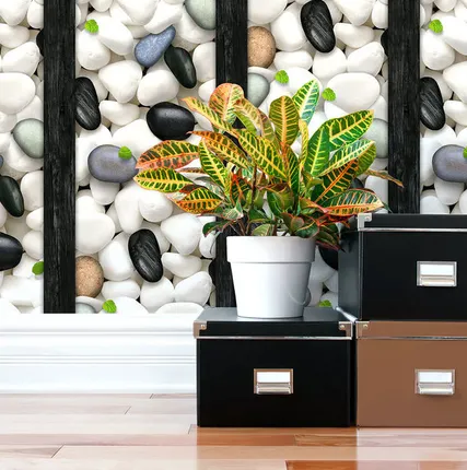 Фото №0 Панель ПВХ "Белые камни"2,70*0,25