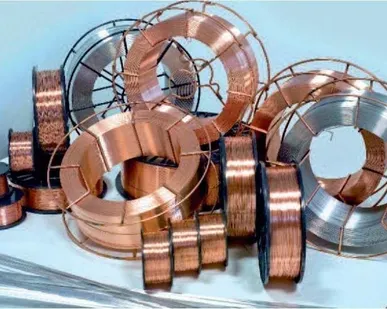 фото Проволока омеднённая 0.8 мм 08Г2С (сварочная) ГОСТ 2246-70