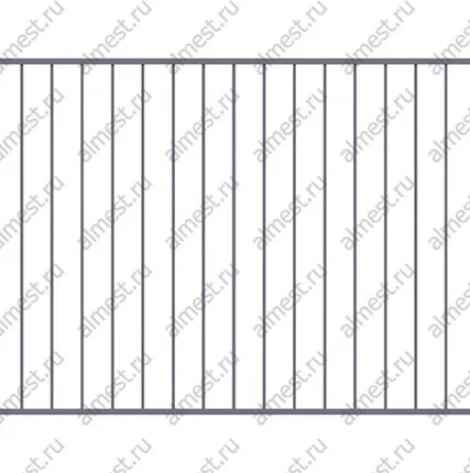 Фото №0 Секция заборная AB-5070 2м