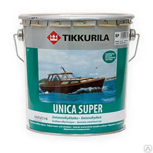 фото Износостойкий уретано-алкидный полуматовый лак Tikkurila