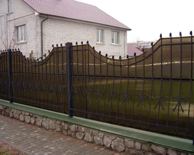 фото Кованый забор