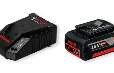 фото Комплект базовый BOSCH GBA 18 B (аккумулятор 18В/4.0Ач + зар.устр.AL1860...