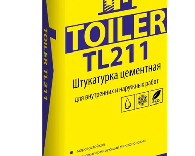 фото Штукатурка цементная TOILER TL211 (25кг)