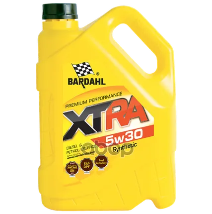 Фото №0 Bardahl 5W30 Xtra C2/C3, Sn 5L (Синт. Моторное Масло)
