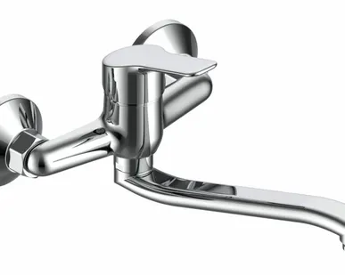 фото Смеситель Voda Wave WA02 для кухни, настенный