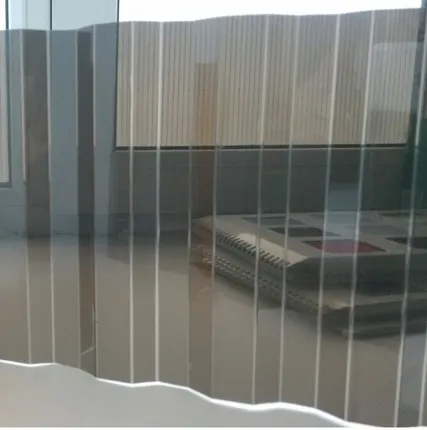 Фото №0 Профилированный поликарбонат трапеция 2000х1050х0,8мм (бронза серая прозрачная)