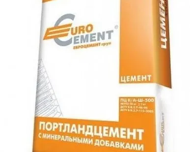 фото Цемент ЕВРО М-500 Д0 50кг (34м)