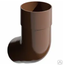фото Колено трубы 135°, коричневый VERAT