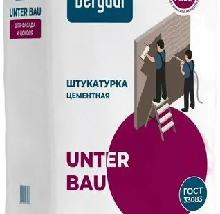 фото Штукатурка Bergauf Unter Bau, 25 кг цементная