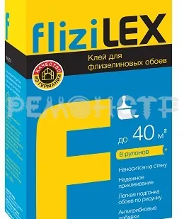 фото Клей обойный 0,25кг флизелин FLIZILEX QUELYD (12) П