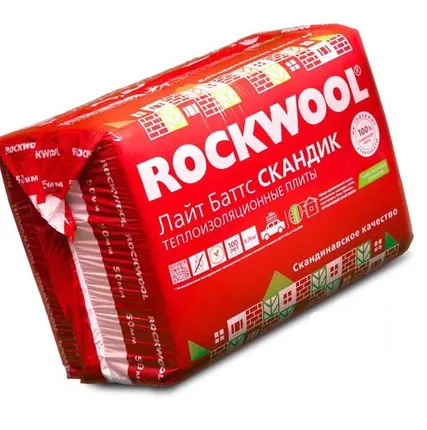 Фото №0 Минплиты Rockwool Лайт Баттс Скандик для балконов, полов, стен