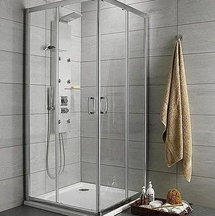 Фото №0 Душевая кабина Radaway Premium Plus коричневое 100х100х190