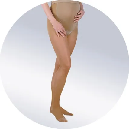 Фото №0 Компрессионные колготки для беременных 2 класса прозрачные ORTO