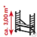 фото Подмости Protec передвижные, рабочая высота 3м