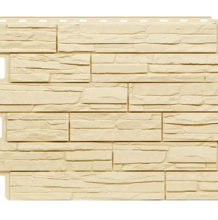 Фото №0 Панель фасадная WANdstein СКОЛ светло-бежевый Wandstein