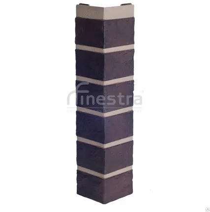 Фото №0 Наружный угол к фасадным панелям кирпич жжёный Альта-Профиль 470х160мм