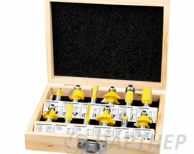 фото Набор фрез Kolner KMC 8/12 (Вид - концевая, d хвостовика 8 мм)