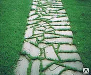 фото Камень для дорожек - желтый 2 см. (Крупный Опт) Размер 15-120 см навалом