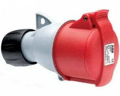 фото Розетка переносная силовая 16A, 3P+E, 380V, IP44 (CEW 316-C6) 2CMA102012R1000 ABB
